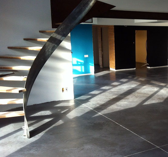 Béton lissé intérieur Besancon