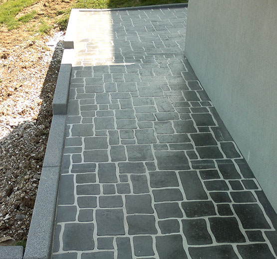 Béton tramé Besancon