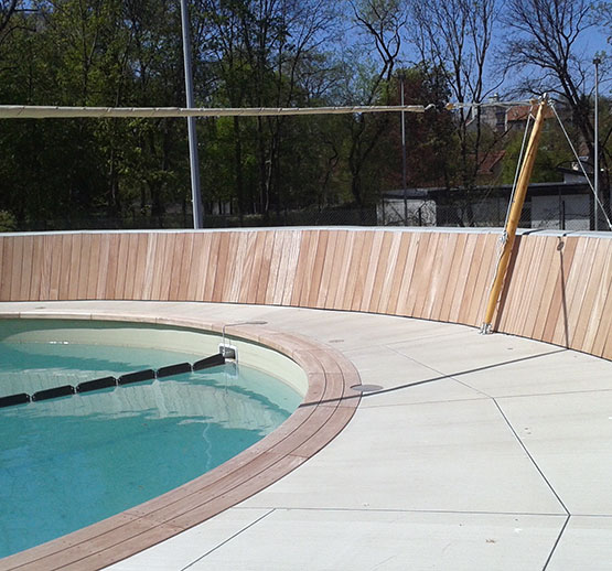 Dallage plage piscine Besancon